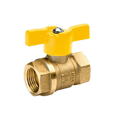 Кран шаровой газовый 11Б27П Dу20 в-в баб.