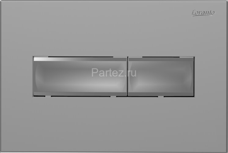 Сет LORANTO Инсталляция с кнопкой Line хром матовая + унитаз ANTE с сиденьем микролифт (4501+7321+CS
