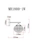Бра MyFar MR1800-1W