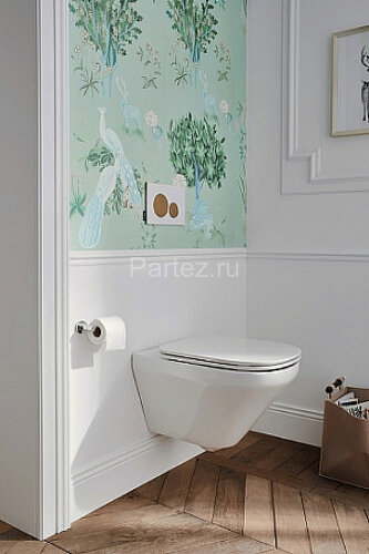 Сиденье для унитаза Jacob Delafon Modern Life с микролифтом, белое (E77168-0)