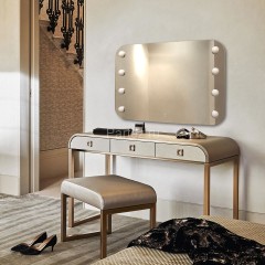 Зеркало AZARIO TONY 800х550 c подсветкой и диммером, сенсорный выключатель, смена цвета, 8 ламп в ко