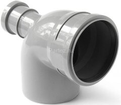 Отвод ПП D110 с выходом 50  фронтальный