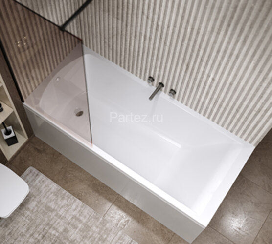 Ванна акриловая Santek ФИДЖИ прямоугольная 180Х80 белая