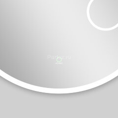 Зеркало AZARIO Talisman D600 с подсветкой, сенсорный выключатель с функцией диммера, алюминиевая рам