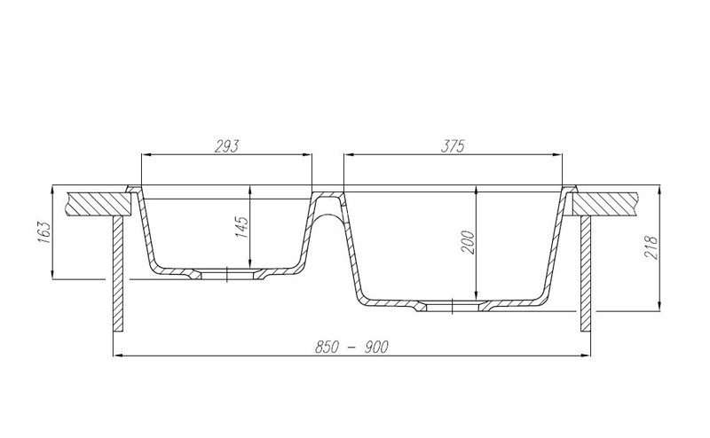 Мойка для кухни Aquaton Делия 78 DBL 2 чаши, цвет терракотовый (1A723132DE270)