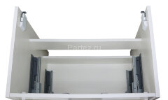 Комплект тумба Loranto Арфа NEW 60/2 610х470х545 подвесная без подсветки с раковиной LEONE AZ-7506-6