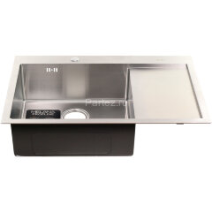 Мойка D7851H-L MELANA ProfLine 3,0/200 САТИН врезная прямоугольная левая D7851H-L