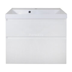 Комплект тумба Azario Velluto 70 700х450х660 подвесная, с раковиной Slim 70, белый матовый (CS000886