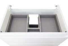 Комплект тумба Azario Velluto 70 700х450х660 подвесная, с раковиной Slim 70, белый матовый (CS000886