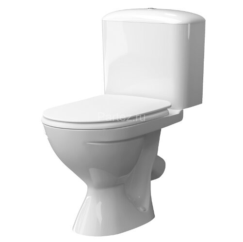 Унитаз-компакт КЕРАМИН Капри Алкапласт с жестким сиденьем, белый