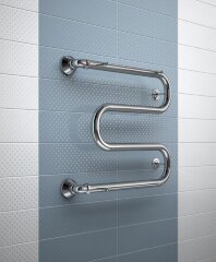 Полотенцесушитель водяной Маргроид М-образный "Вид 38" 50х60, хром