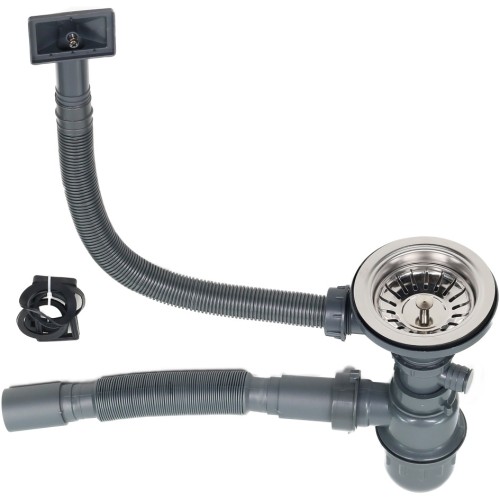 Мойка D7851H-R MELANA ProfLine 3,0/200 САТИН врезная прямоугольная правая D7851H-R