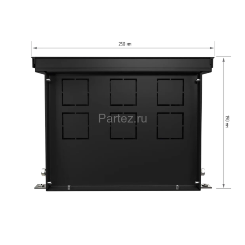 Конвектор внутрипольный Royal Thermo ATRIUM-190/250/1000-DG-U-BL