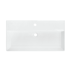 Раковина накладная Sanita Luxe Novel 80 805х423х160 с отверстием под смеситель, белая (NOV80SLWB01)