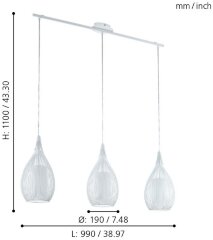 Подвесной светильник Eglo 94388