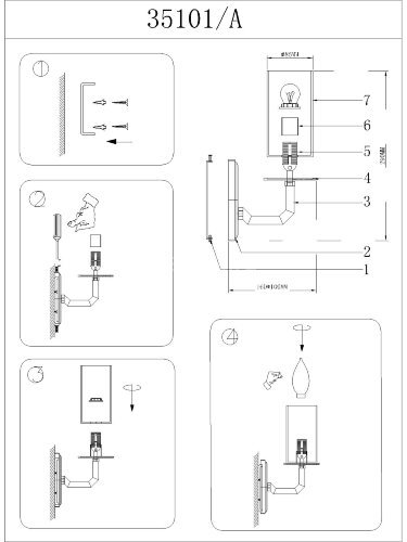 Бра Newport 35101/A