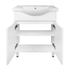 Комплект тумба Палермо 60Н 600х460х840 напольная с раковиной Basic 60, белый (CS00092520)