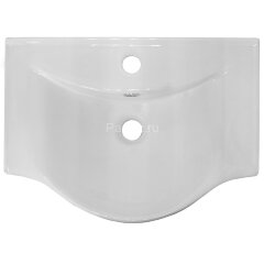 Комплект тумба Палермо 60Н 600х460х840 напольная с раковиной Basic 60, белый (CS00092520)