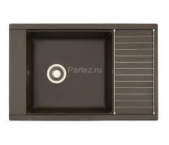 Кухонная мойка AQUATON Делия 78, кофе (1A715132DE280)