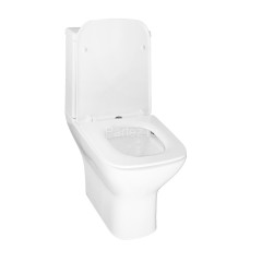 Унитаз-компакт Azario Iris 600х380х775 напольный, безободковый, с сиденьем микролифт (AZ 8353)