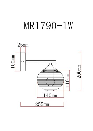 Бра MyFar MR1790-1W