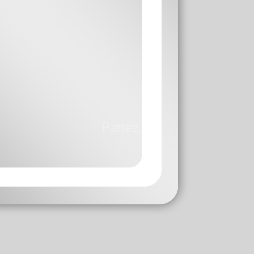 Зеркало AZARIO Dallas 1000х700 с подсветкой, сенсорный выключатель с функцией диммера (AZ-Z-044CS)