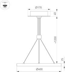 Подвесной светильник Arlight 046209