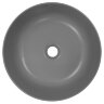 Раковина-чаша Creo Ceramique 400х400х140 накладная, круглая, керамика, серый матовый (PU4400SG)