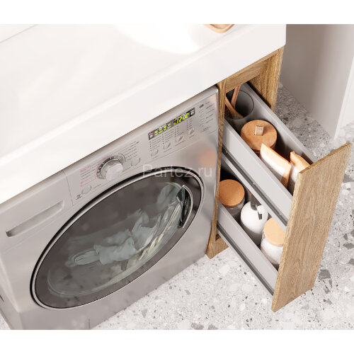 Тумба под раковину Aquaton Лондри 80 без фасада, Дуб Кантри (1A267101LHDY0)