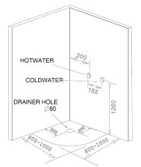 Душевая кабина Loranto CS-6690 F, 90х90х215, поддон 40 см