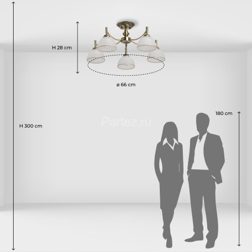 Потолочная люстра MW-Light 318015605