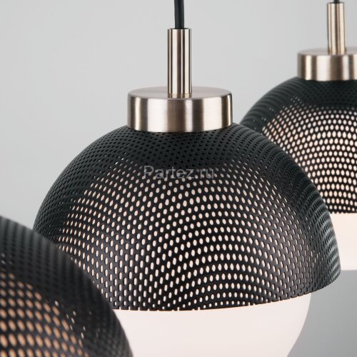 Подвесной светильник Eurosvet 50106/3 античная бронза / черный