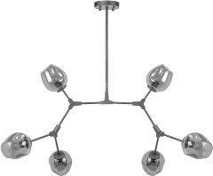 Потолочная люстра AM Group LOFT-6 BK