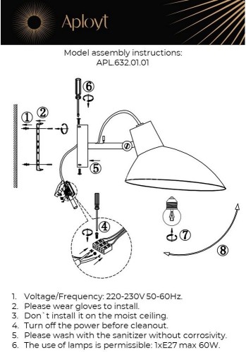Бра Aployt APL.632.01.01