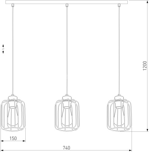 Подвесной светильник TK Lighting 4716 Galaxy New