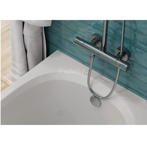 Ванна акриловая VAGNERPLAST KASANDRA прямоугольная, 150х70 см, белая (VPBA157KAS2X-04)