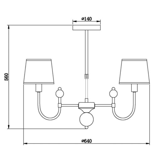 Потолочная люстра Vele Luce VL1933L06