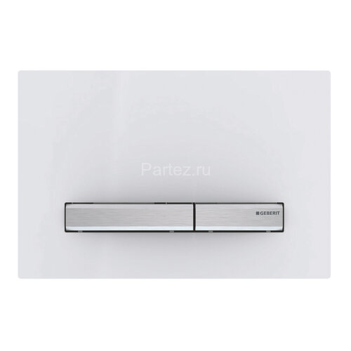 Кнопка смыва Geberit Sigma50, цвет белый/хром