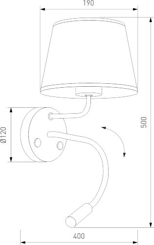 Бра TK Lighting 10081 Maja