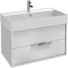 Тумба под раковину Jacob Delafon Vivienne 80 подвесная, Белая глянцевая (EB1667-J5-J5)