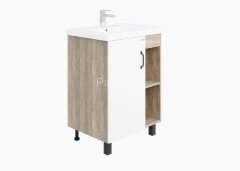 Тумба напольная Onika Тимбер 60.01 белый мат./дуб сонома (106115)