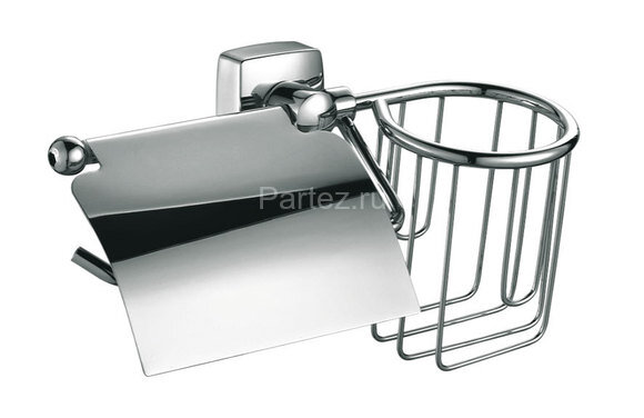 Держатель туалетной бумаги+держатель дезодоранта Fixsen Kvadro, хром (FX-61309+10)