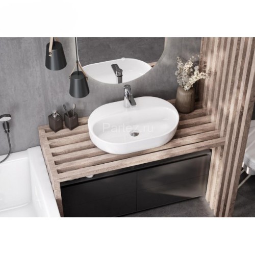 Раковина накладная Santek Одри Round 420x620, белая (62 1.WH50.1.710)