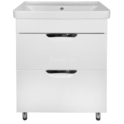 Комплект тумба Стиль- 60/2 Н "Соло" (600х880х480) напольная с раковиной Monte 60 (CS00070755)