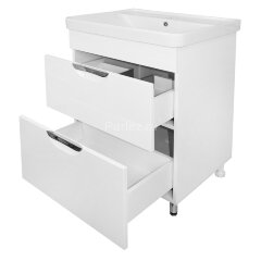 Комплект тумба Стиль- 60/2 Н "Соло" (600х880х480) напольная с раковиной Monte 60 (CS00070755)