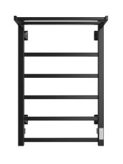 Полотенцесушитель электрический ДВИН Fj plaza neo 80/50 К диммер квадрат, чёрный матовый (4657771770