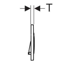 Кнопка смыва Geberit Sigma20 двойной смыв, белый/хром