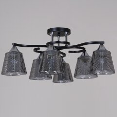 Потолочная люстра Reluce 06089-0.3-06 BK+CR