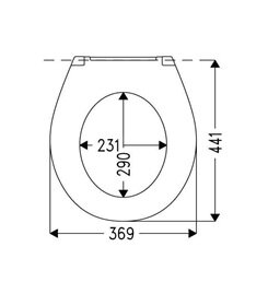 Крышка-сиденье для унитаза Haro Бермуда пластиковое крепление, белое (526304)
