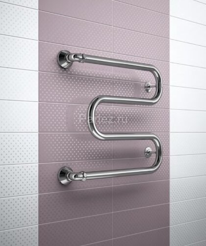 Полотенцесушитель водяной Маргроид М-образный 50х60 "Вид 37", хром